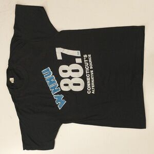 Old University Of New Haven Radio Station WNHU 88.7 Graphic T Shirt 70s 80s Tee